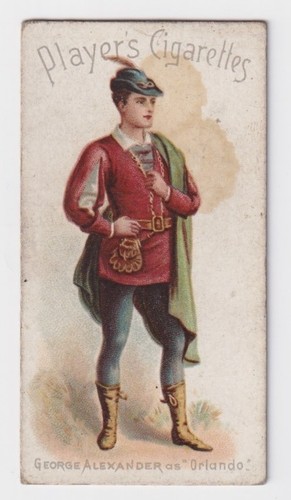 Cigarette card actors - cigarette,