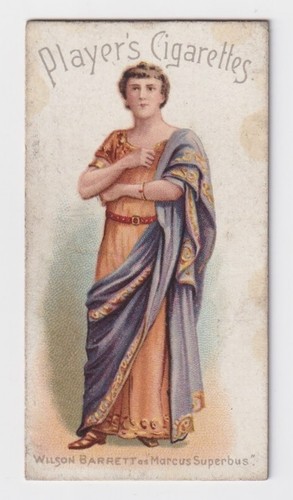 Cigarette card actors - cigarette, &