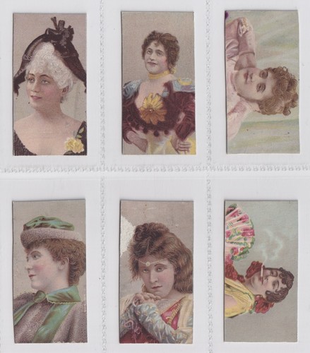 Cigarette cards beauties - cards,