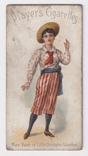 Cigarette card actors - card,