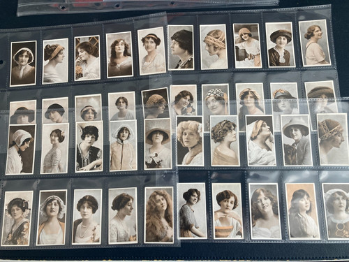 Cigarette cards beauties - cards,