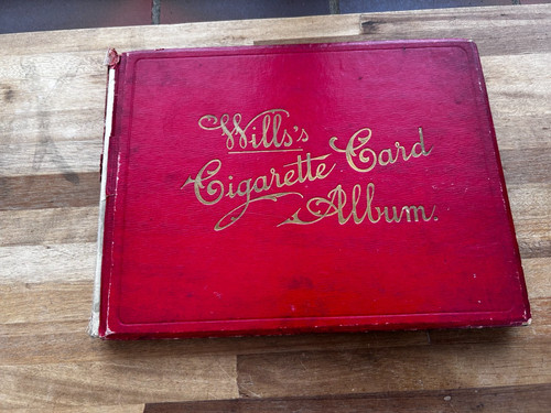 Wills cigarette card - cigarette, album