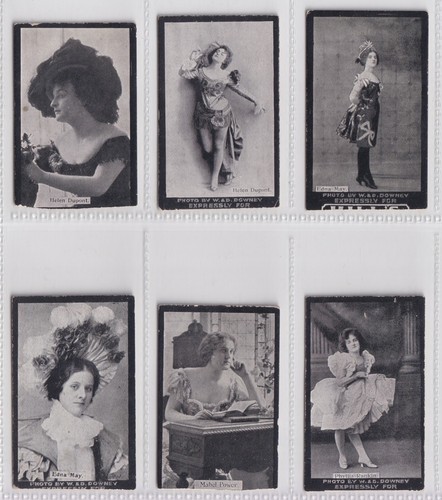 Cigarette cards actresses - cigarette,